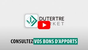 Lien pour accéder au tutoriel vidéo Dutertre "consultez vos bons d'apports"